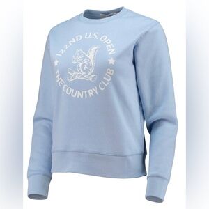 U.S. OPEN COLLECTION 2022 Tennis Light Blue Pullover Sweatshirt Size S EUC